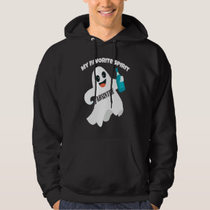 Absint är min favoritdryck Halloween Drickande Co Hoodie