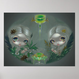Absinthe: Anise and Artemisia ART PRINT Fairy Poster
