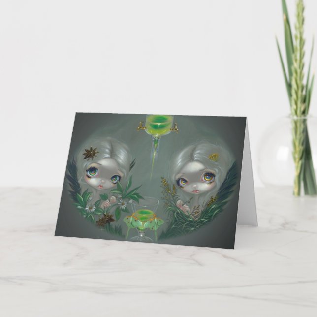 "Absinthe: Anise and Artemisia"-hälsningskort Kort (Framsida)