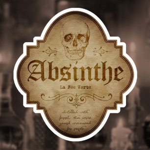 Absinthe Apothecary DC Klistermärken