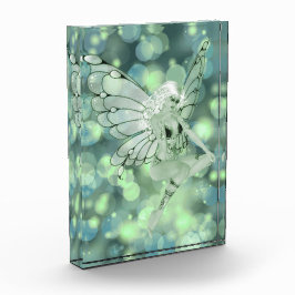 Absinthe Art Namnteckning Grönt Fairy 1B