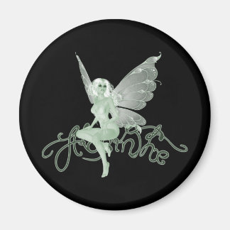 Absinthe Art Namnteckning Grönt Fairy - Absinthe Magnet