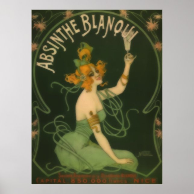Absinthe Blanoui Poster (Framsidan)