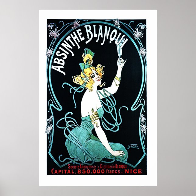 Absinthe Blanqui Poster (Framsidan)