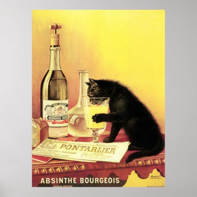 Absinthe Bourgeois Poster (Framsidan)