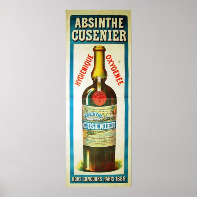 ABSINTHE CUSENIER Poster (Framsidan)