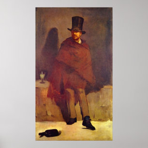 Absinthe Drinker av Edouard Manet Poster
