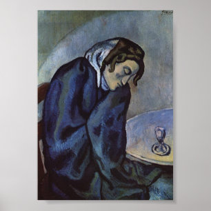 Absinthe Drinker by Pablo Picasso Poster