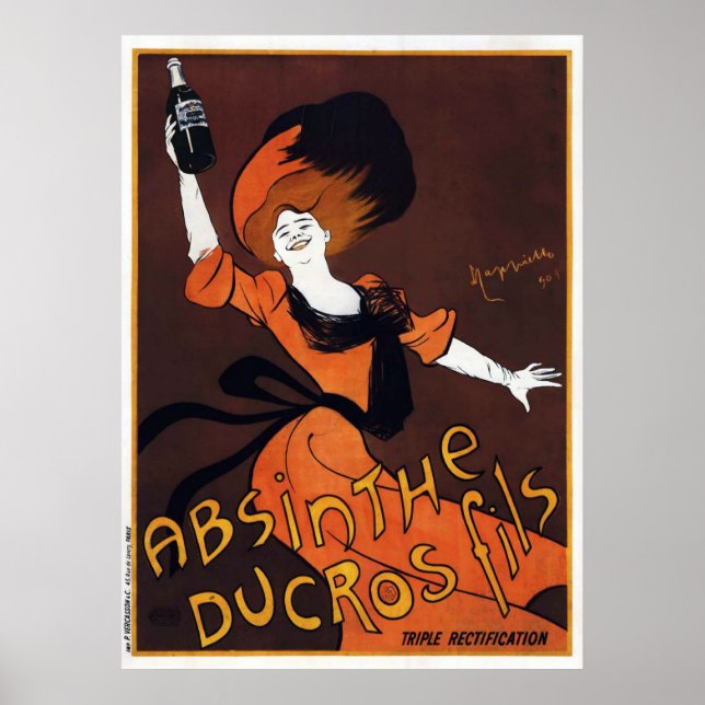 Absinthe Ducros Fils Poster (Framsidan)