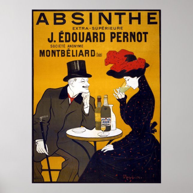 Absinthe extra-supérieure c. 1900 poster (Framsidan)
