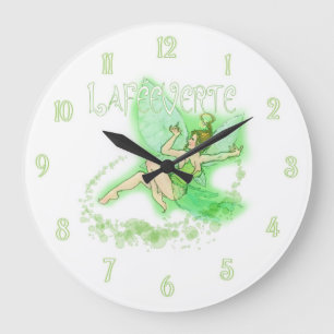 Absinthe Fairy 2 Stor Klocka