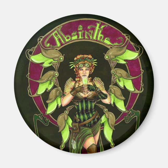 Absinthe Fairy Magnet (Framsidan)