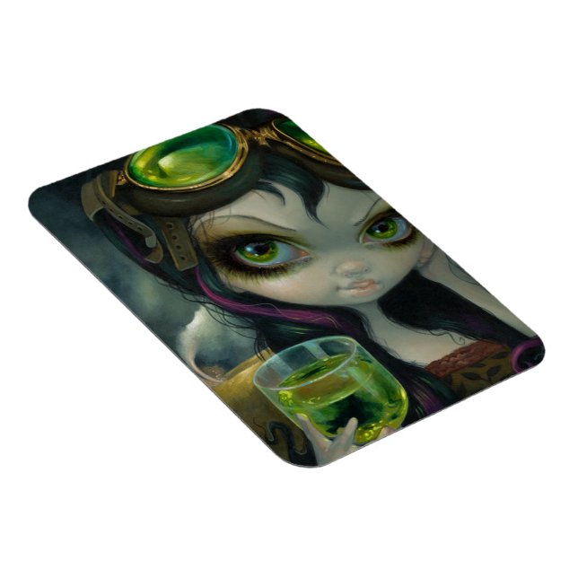 "Absinthe Goggles" Flex Magnet (Högersidan)