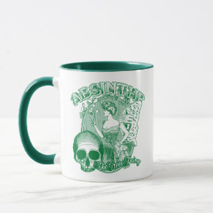 Absinthe Grönt Fairy Dam Mugg