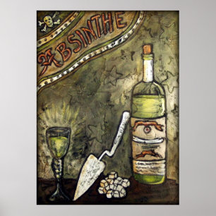 Absinthe ~ Grönt Fairy Poster