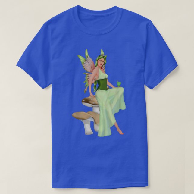 Absinthe Grönt Fairy T Shirt (Design framsida)