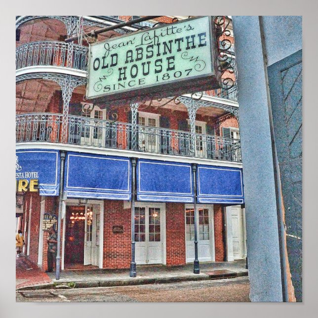 Absinthe House Poster (Framsidan)