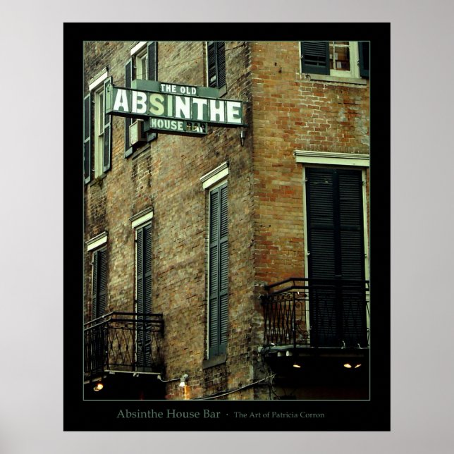 Absinthe House Pub Poster (Framsidan)