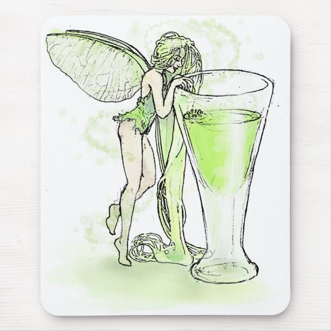 Absinthe La Fee Verte Fairy with Glass (ingen text Musmatta (Framsidan)