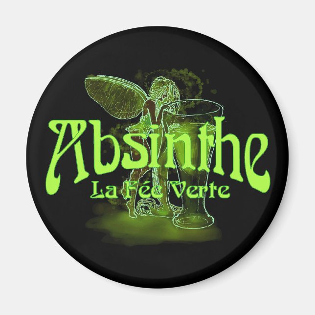 Absinthe La Fee Verte Fairy with Glass Magnet (Framsidan)