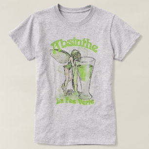 Absinthe La Fee Verte Fe med glas Tröja