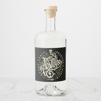Absinthe Label Spritflaskor Etikett
