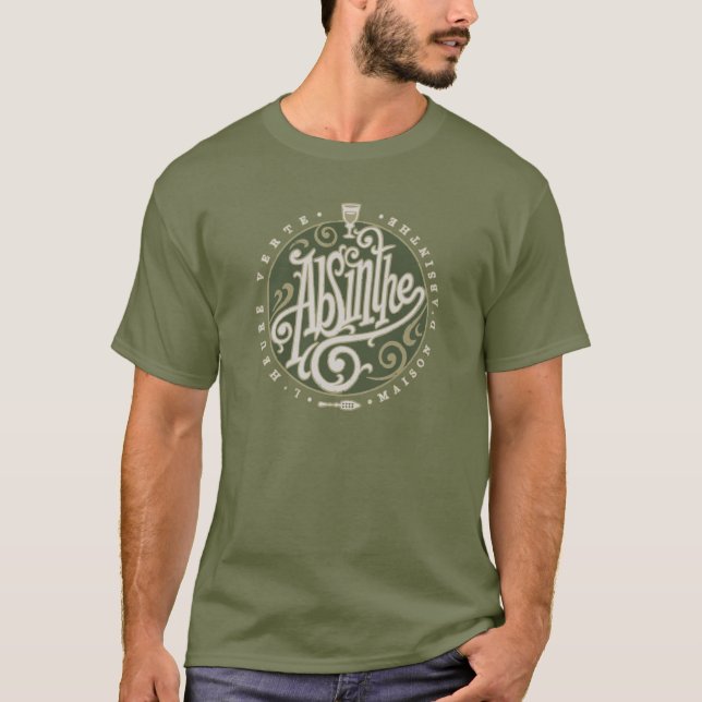Absinthe logotyp t shirt (Framsida)