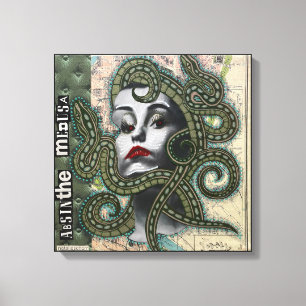 Absinthe Medusa av Natalie Schorr Canvastryck