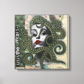 Absinthe Medusa av Natalie Schorr Canvastryck
