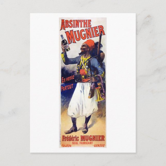 Absinthe Mugnier Vykort (Framsida)