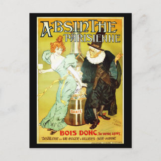 Absinthe parisienne vykort
