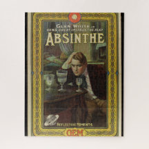 Absinthe Playbill vintage play-annonsering