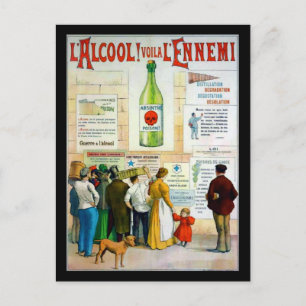 Absinthe Poison Vykort