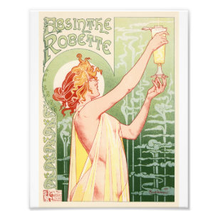 Absinthe Robette - Alcohol Vintage affisch Fototryck