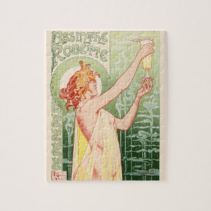 Absinthe Robette - alkoholvintage affisch Pussel