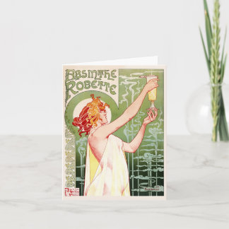 Absinthe Robette (kräm) Helgkort
