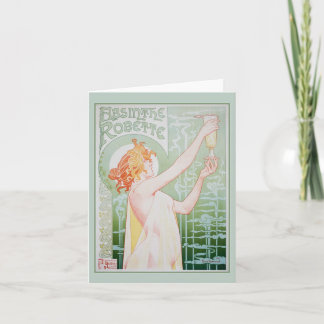 Absinthe Robette (minten) Helgkort