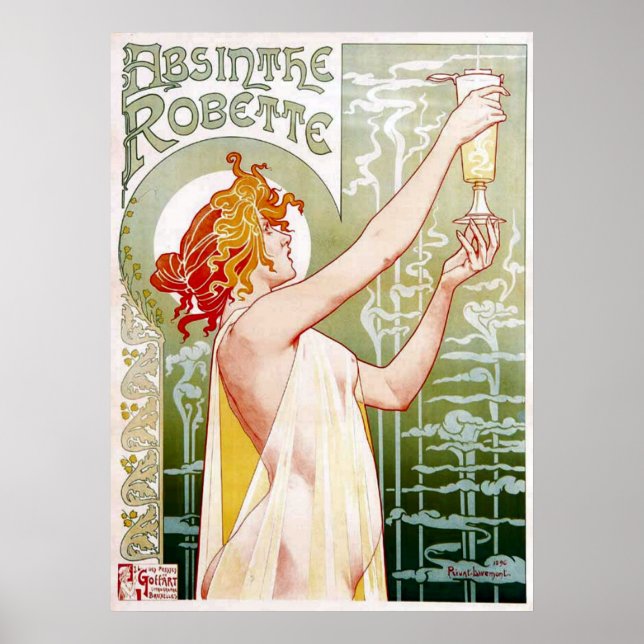 Absinthe Robette Poster (Framsidan)