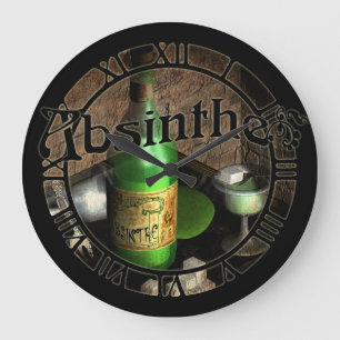 Absinthe Tray Stor Klocka