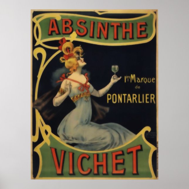 Absinthe Vichet Poster (Framsidan)