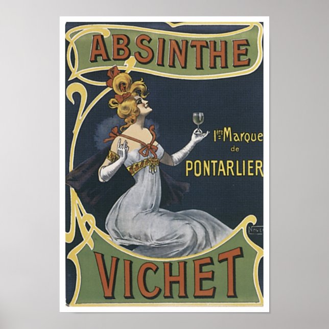 Absinthe Vichet Poster (Framsidan)