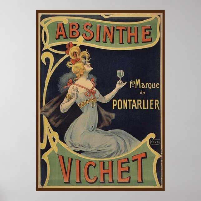 Absinthe Vichet Poster (Framsidan)