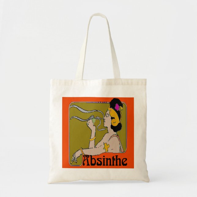 Absinthe Woman Tygkasse (Framsidan)