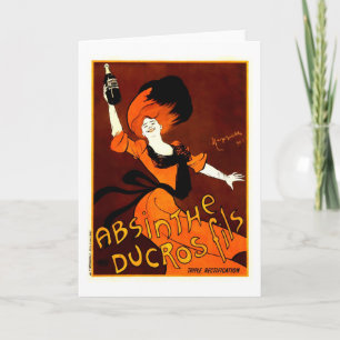 AbsintheDucros Fils Leonetto Cappiello konst Kort