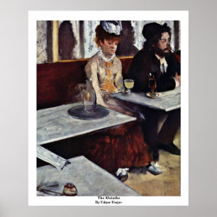 Absinthen av Edgar Degas Poster