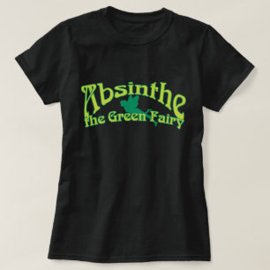 Absinthetext den gröna fen t-shirt