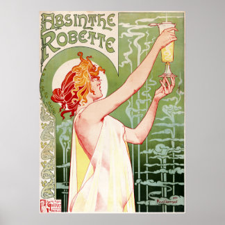absinthrårobette poster