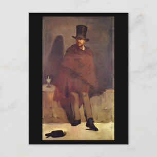 Absinthtrinker Manet, Edouard Vykort