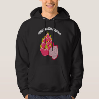 Absodragonfruitly Dragon Fruit  Pun Vegan Hoodie