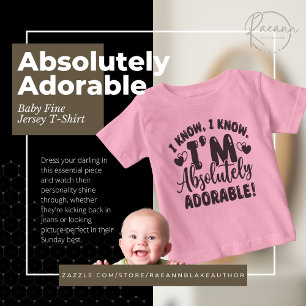 Absolut adaterande Baby Bra Jersey T-Shirt